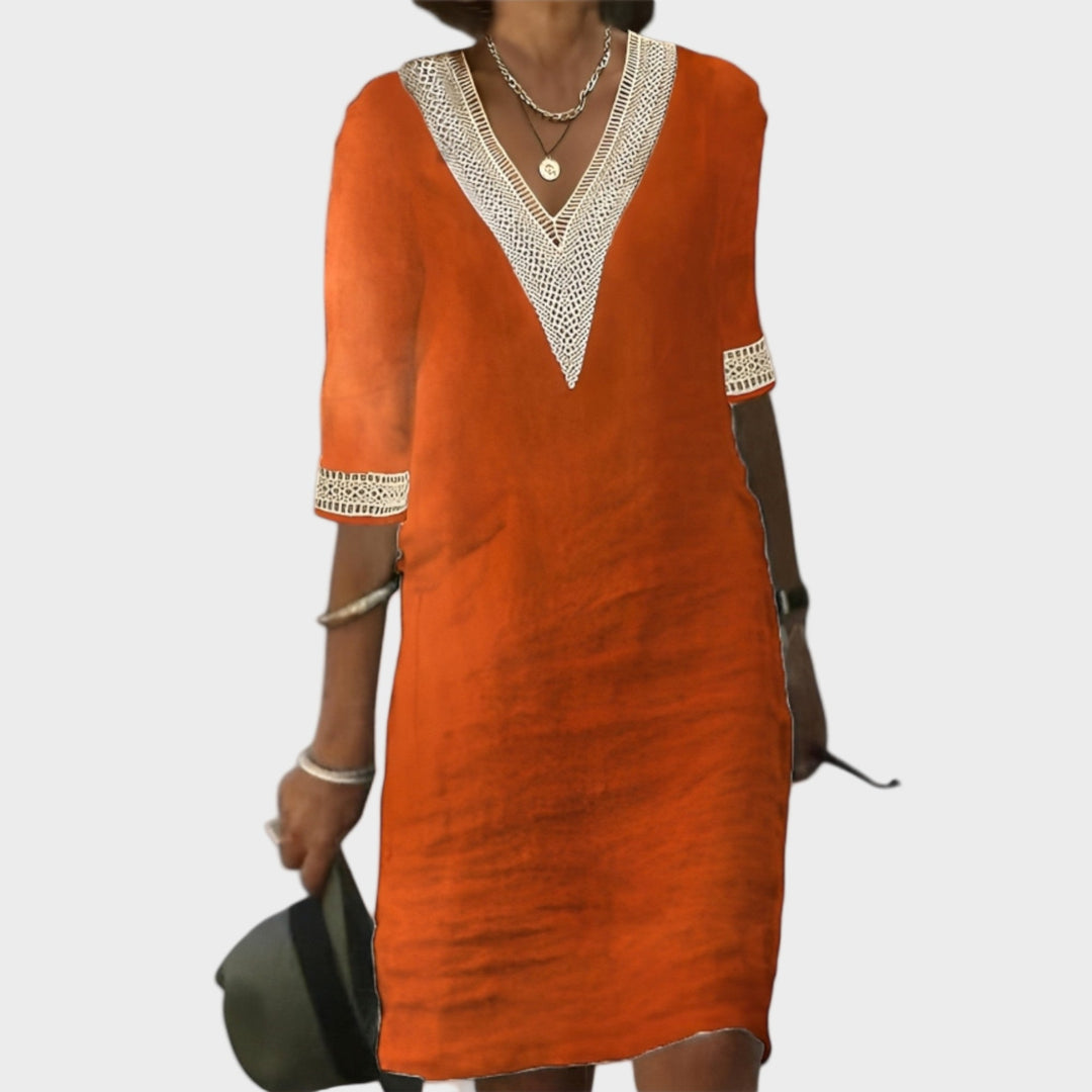 MARIANA – Šaty z bavlny a lnu pro ženy