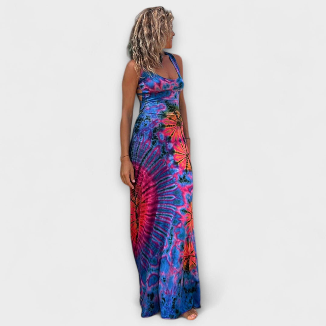Ronja - La Bamba Tie-Dye Print Maxi Šaty
