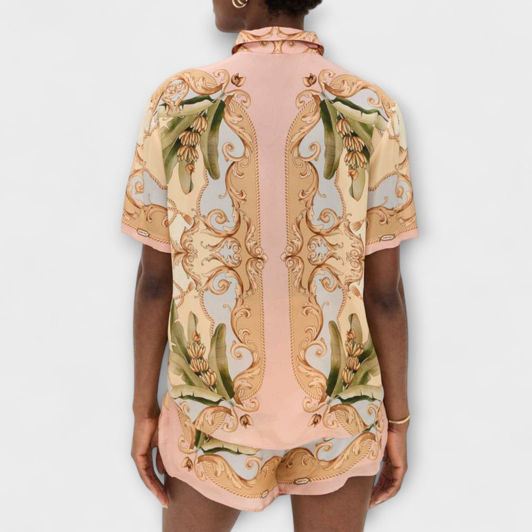 Maren - Vintage botanický kaleidoskopový tiskový set