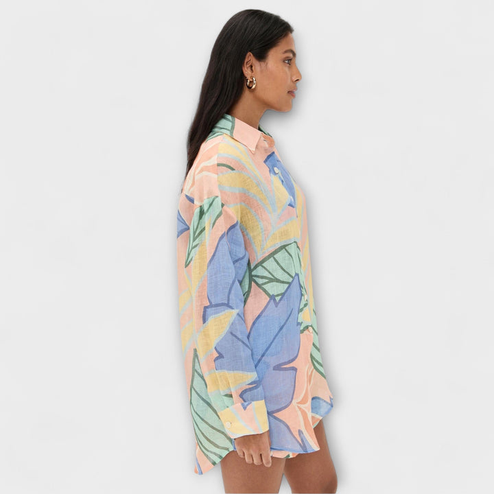 Mary - Krátká souprava s tropickým potiskem od Playa Boyfriend