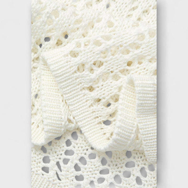 Anne - Bílá plážová šaty Luna