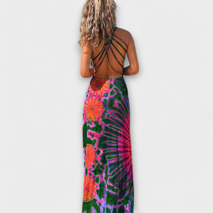 Ronja - La Bamba Tie-Dye Print Maxi Šaty