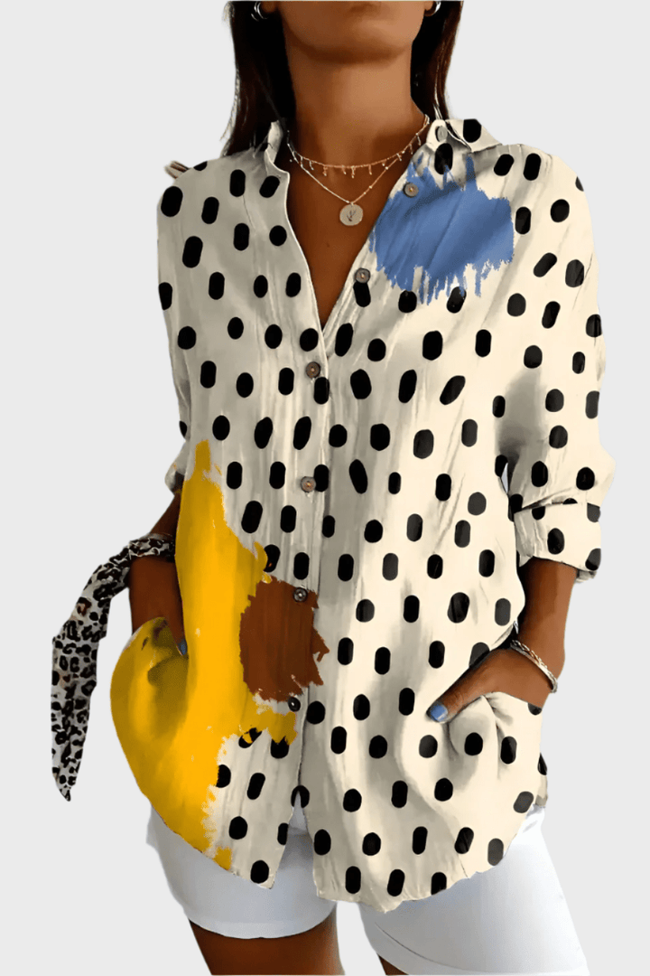 Bavlněná květinová košile