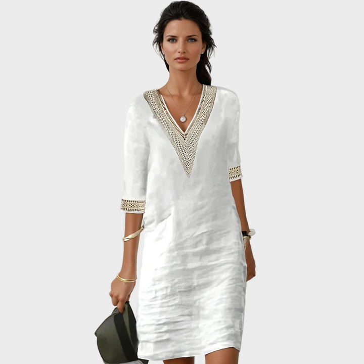 MARIANA – Šaty z bavlny a lnu pro ženy