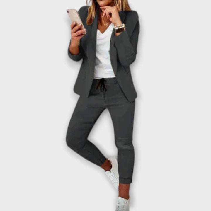 Sophia – Elegantní a Pohodlný Blazer Set