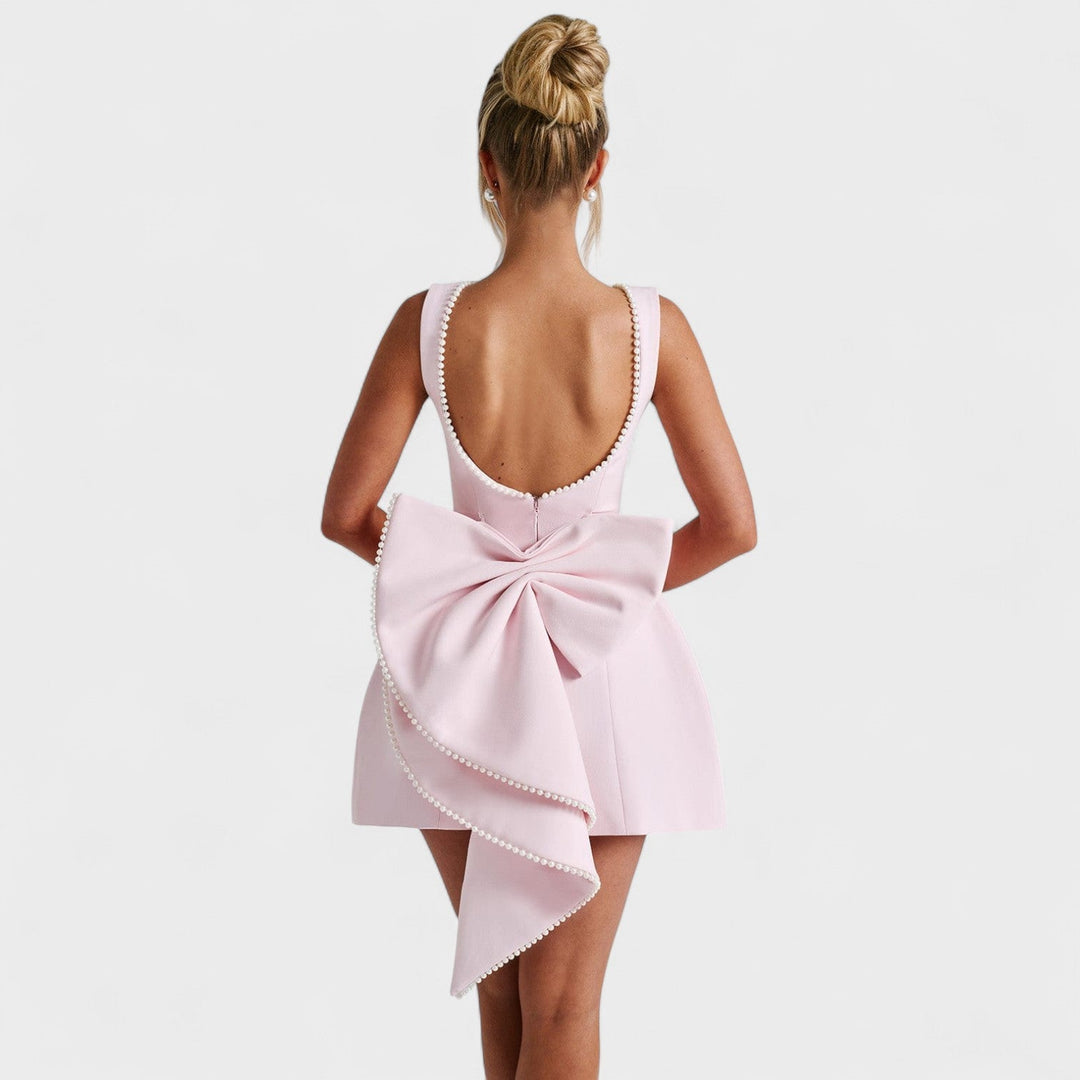 CARRIE – Mini šaty se stříbrnou stuhou