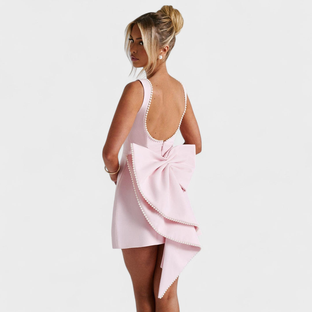 CARRIE – Mini šaty se stříbrnou stuhou