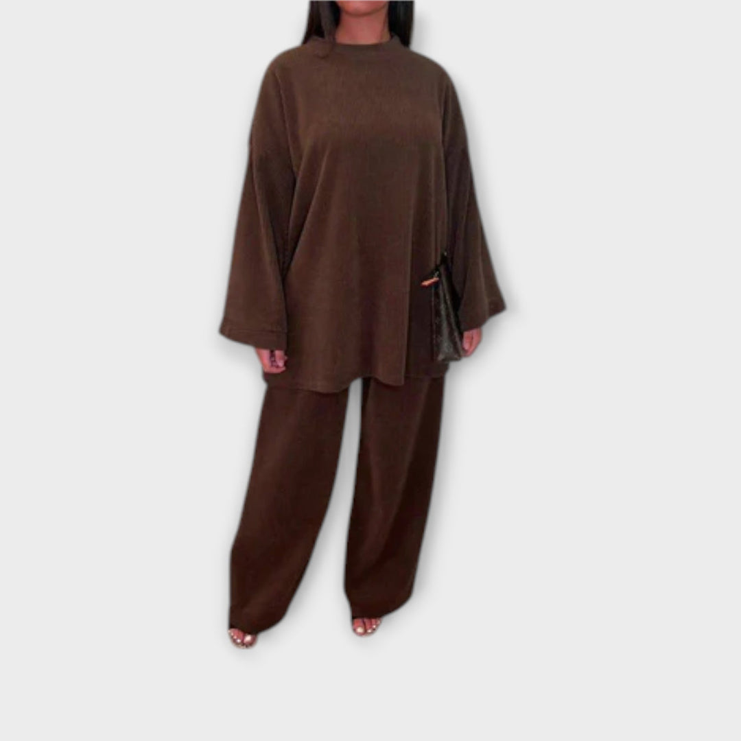 Ingrid - Set pro plnoštíhlé - Žebrovaný styl